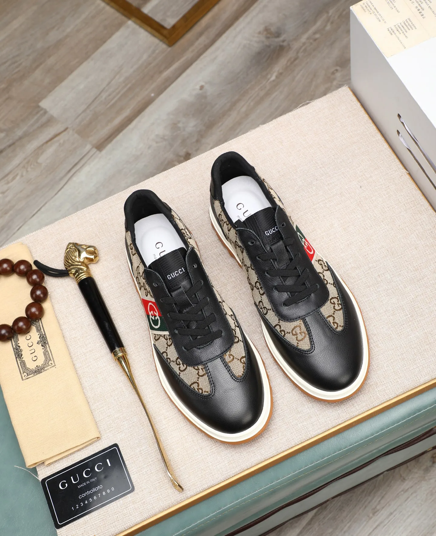 Men's men's shoes💰440 GUCCI🔍🔍2025 latest model Available at the counter at the same time, original calfskin imported from Italy, genuine leather lining, (high-end, extravagant, and classy) with exquisite workmanship, soles: original soles specially provided by the original factory, ⚠Exclusive double-layer movable molded soles are super comfortable⚠, real photos🎬The real ones are better🔍🔍"High quality·Follow the order" code number 38-44 (45 46 customized)